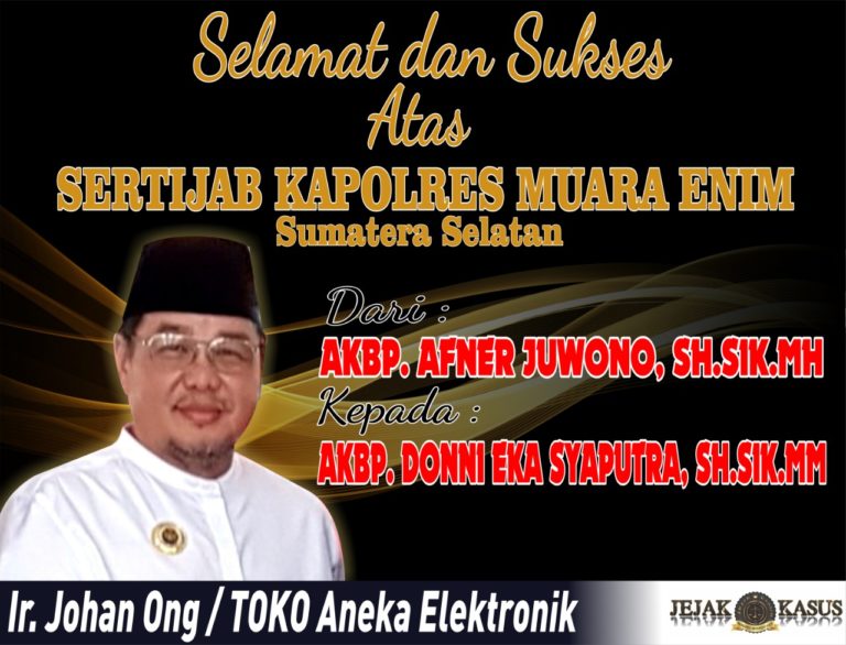IKLAN UCAPAN SERTIJAB MUARA ENIM